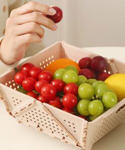 Canasto escurridor plegable