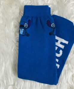 Media 3/4 PREMIUM - Doble Stitch Azul