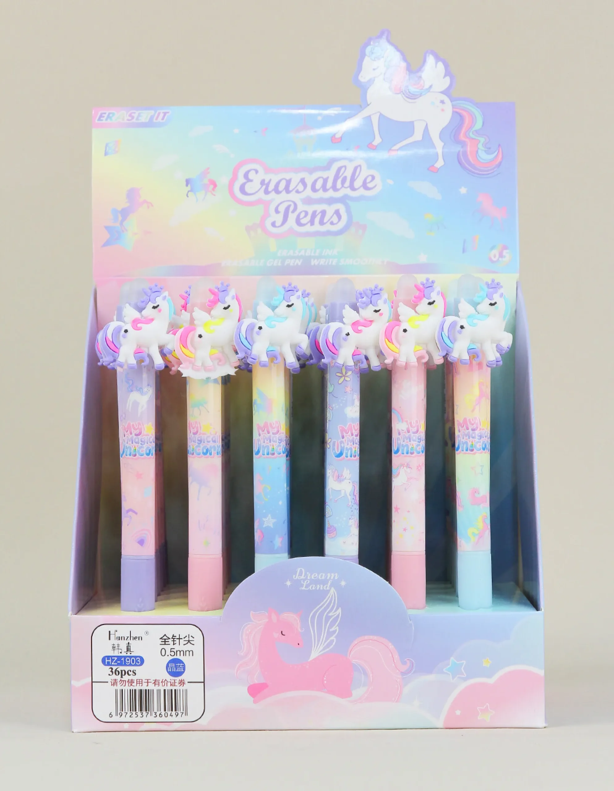 Lapicera Borrable Unicornio