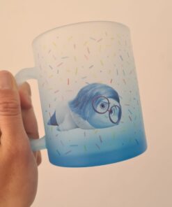 Taza Esmerilada Intensamente - TRISTEZA
