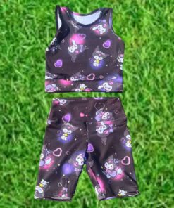 Alternative view of Conjunto Top + Biker - Kuromi