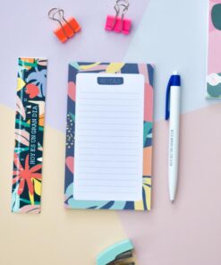 Kit Escritorio - Lapicera + Regla + Anotador