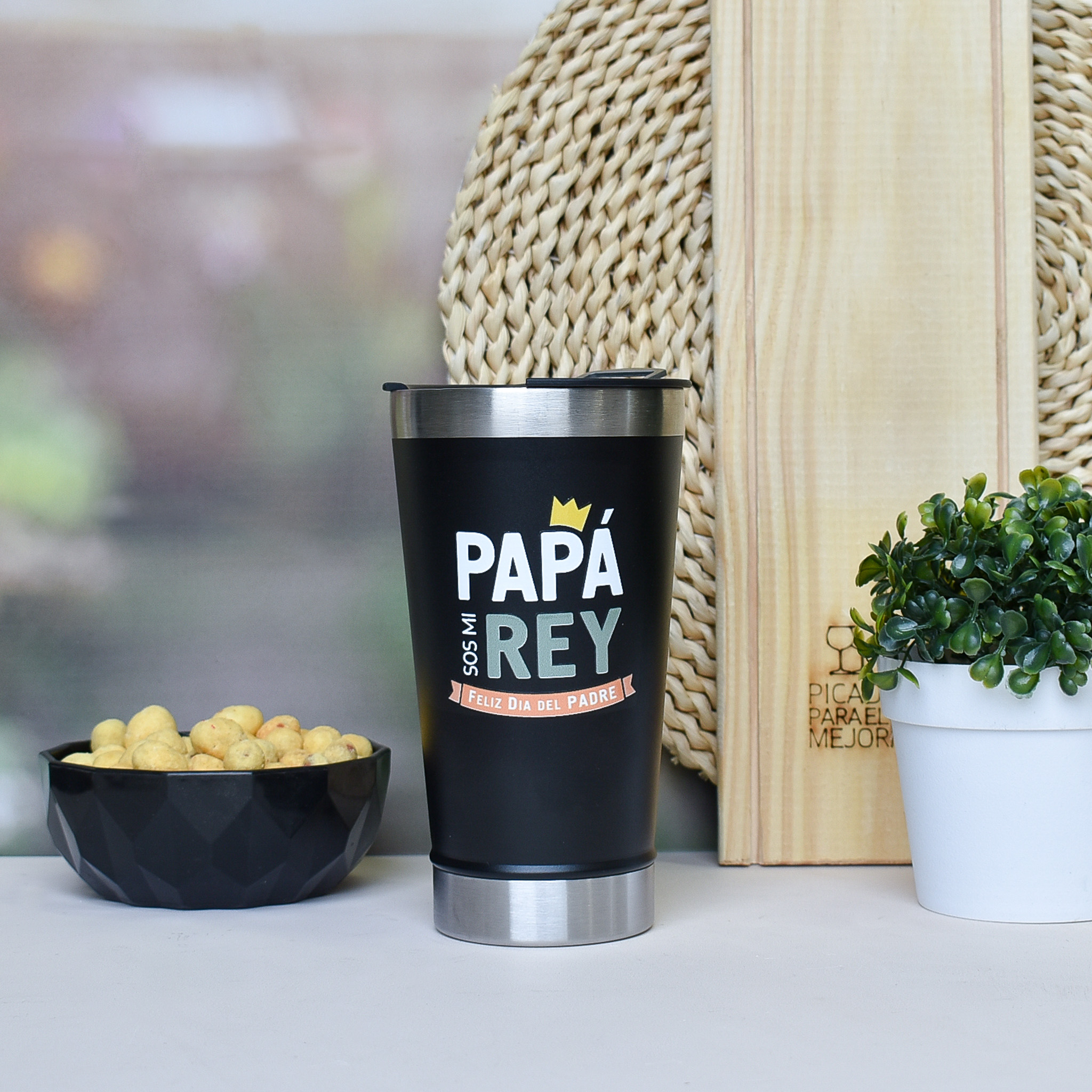 Vaso Cervecero - Acero Dia del Padre