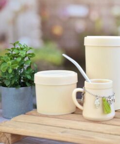 Tarros Vintage (Sin Mate) - Amarillo