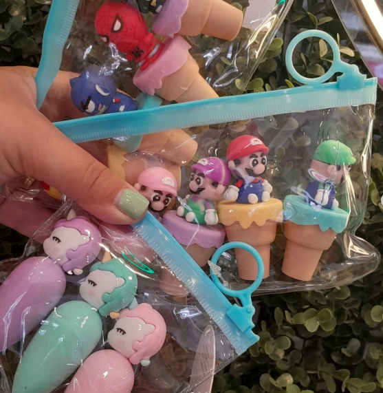 Resaltador x4 colores - Mario Bros