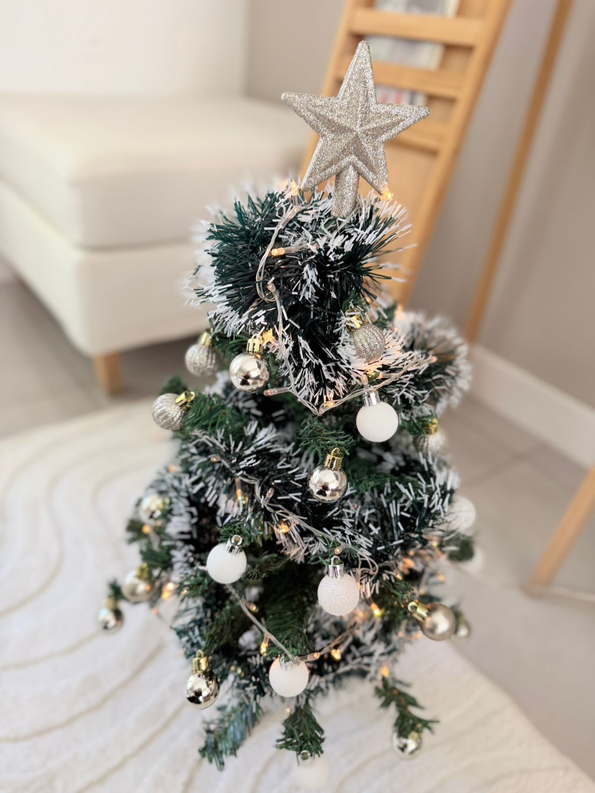 Arma Tu Arbolito - Arbol de Navidad + Luces + Adornos + Boa