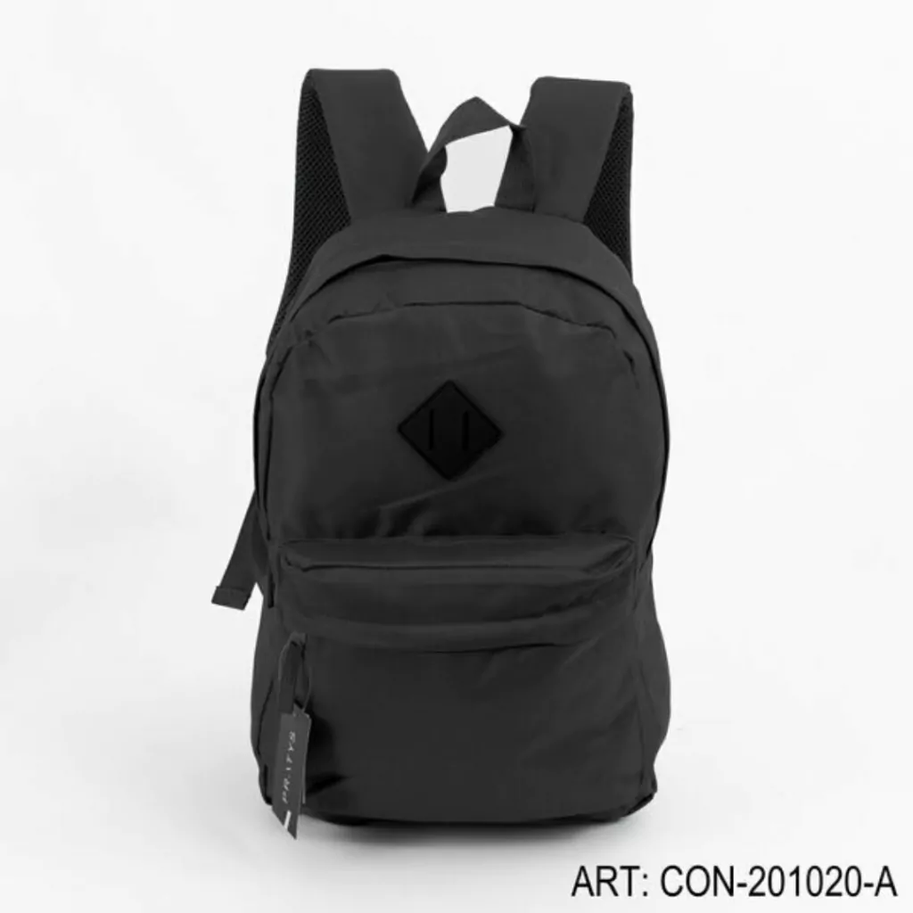 Mochila Unicolor - Black - Imagen 2