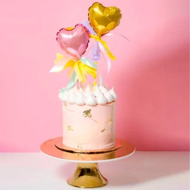 5 Globo Corazon Chrome 5"