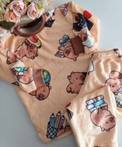 Pijama Polar Soft - Capybara Beige