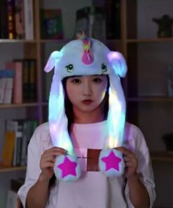 Gorro con Luz Levanta Oreja - Unicornio