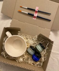 Box DECORA/PINTA TU TAZA de ceramica