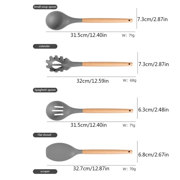 Set utensillos + tabla de picar - 19 piezas - Imagen 7