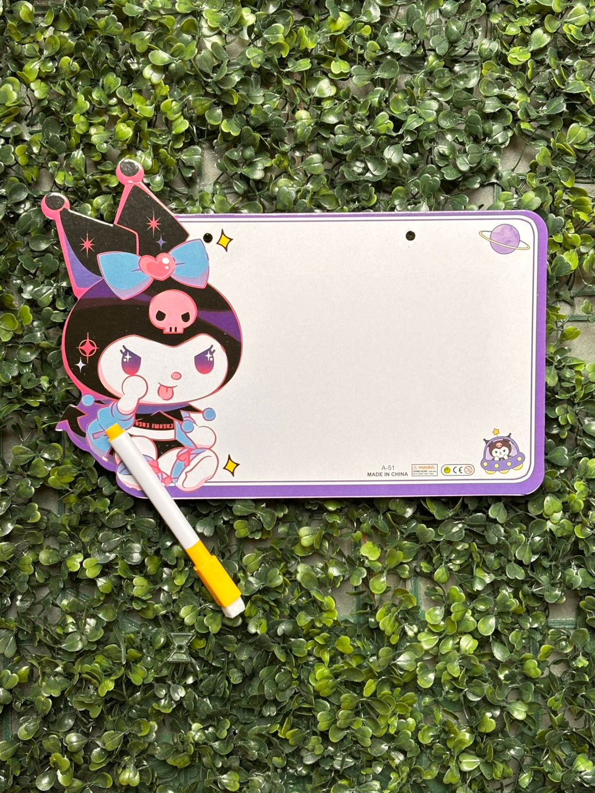 Eco Pizarra/Anotador - Kuromi