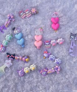 Hebillas x5 Diseños Con Apliques