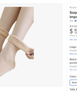 Alternative view of OFERTA INVIERNO!! Medias Santel con peluche x1