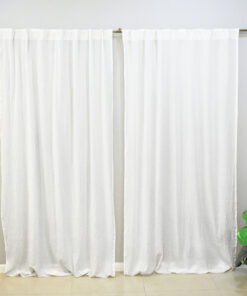 Cortina Gasa Arrugada