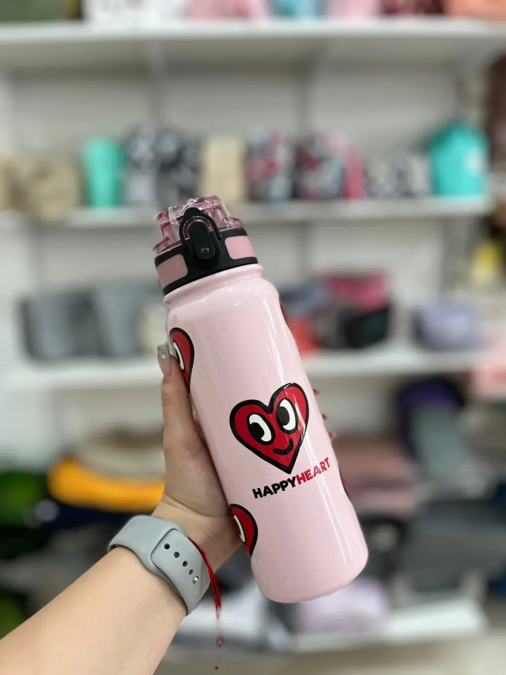 Botella Termica Happy Heart