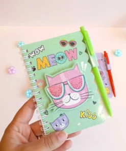 Alternative view of Mini libreta 3D Meow