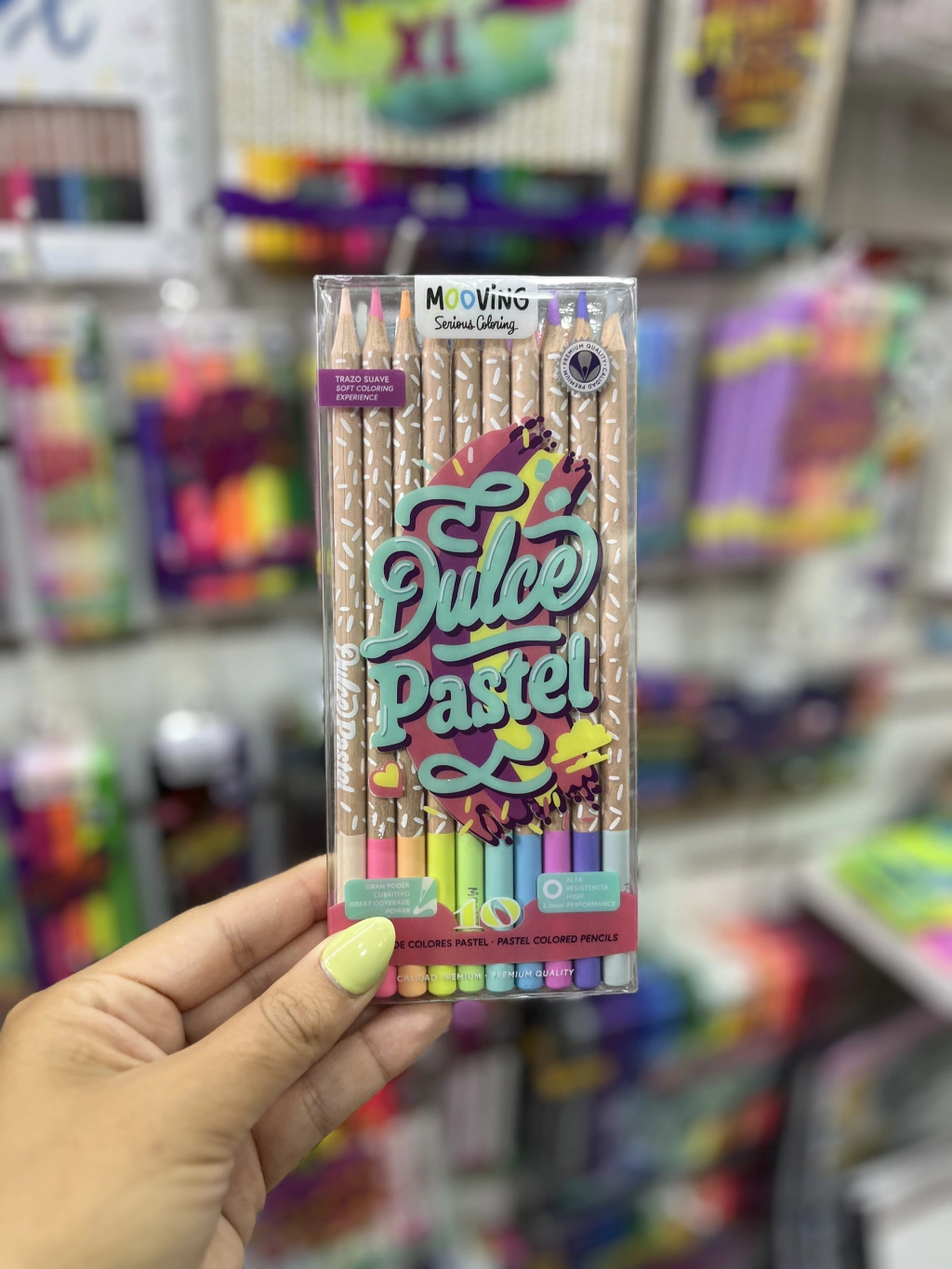 Lapices Dulce Pastel x10 - Mooving