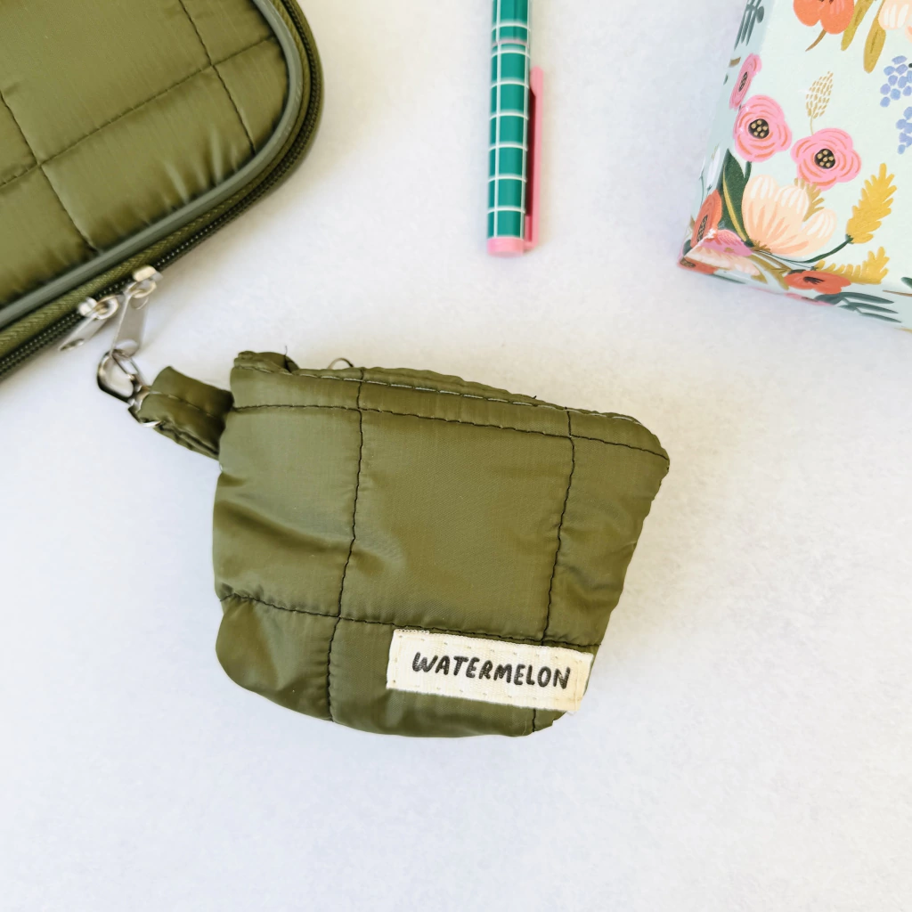 Mini Necessaire Mosqueton - Verde Militar