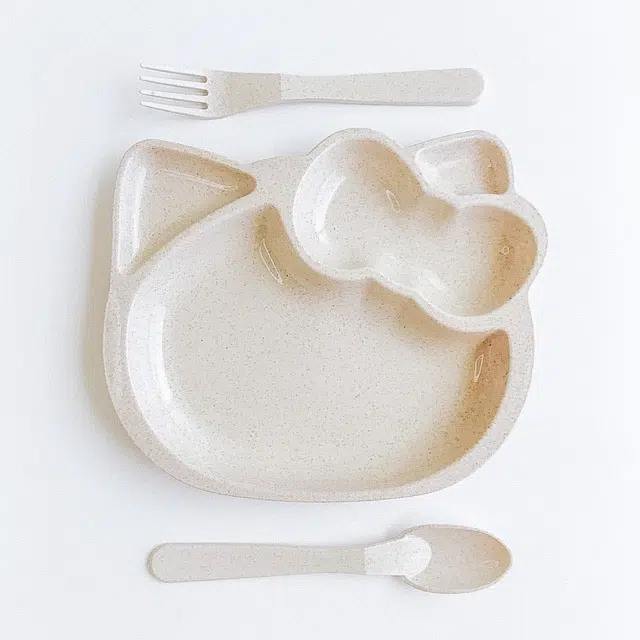 Plato + Cubiertos Kitty - Imagen 4