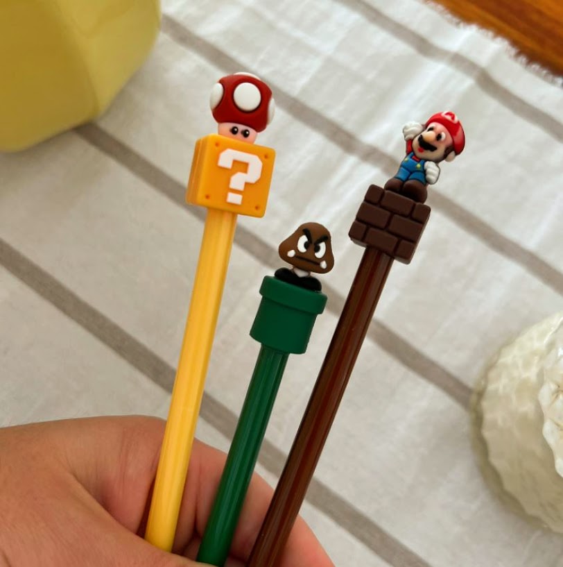 Lapiceras Mario Bros x6