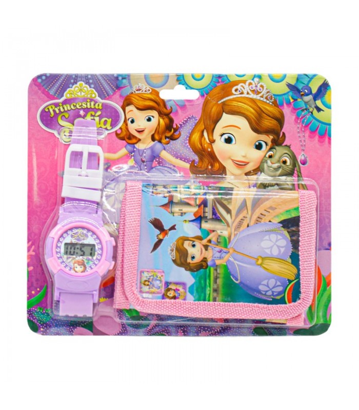Reloj + Billetera Infantil