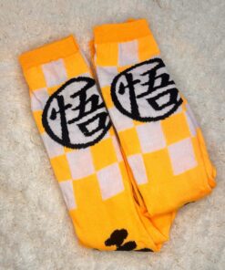 Medias 3/4 - Letras Chinas (Amarilla)