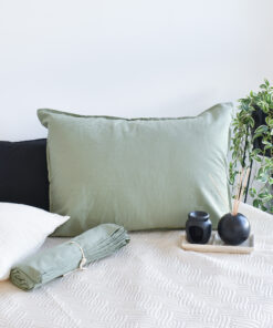 Funda de Amohadon Tusor Verde 70*50