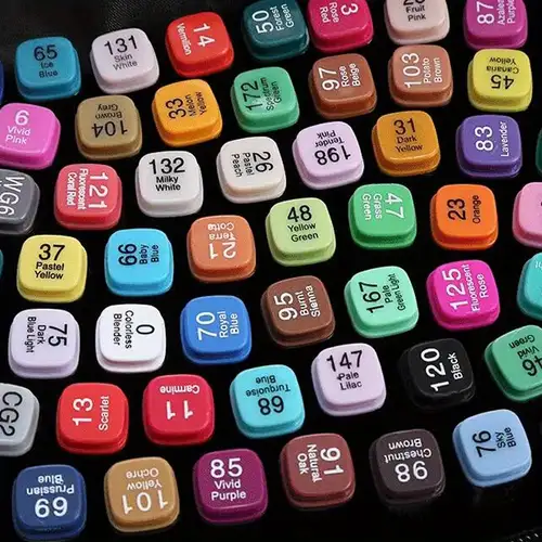 Box de Marcadores Doble Punta x12 - Imagen 2