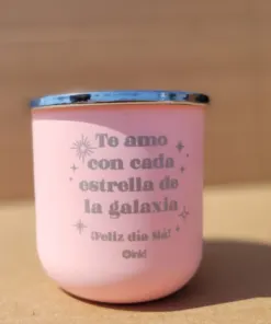 Mate + Bombilla  Silver - Mamá Te Amo - Imagen 2