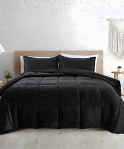 Edredon Flanel Cacharel - Negro