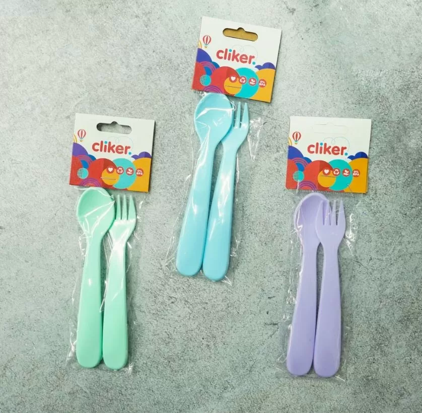 Set de Cubiertos infantiles pastel