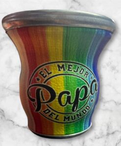 Mate Vidrio Forrado + Bombilla - Dia del Padre