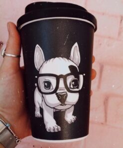 Vaso Doble Capa Punita - Perro con Lentes