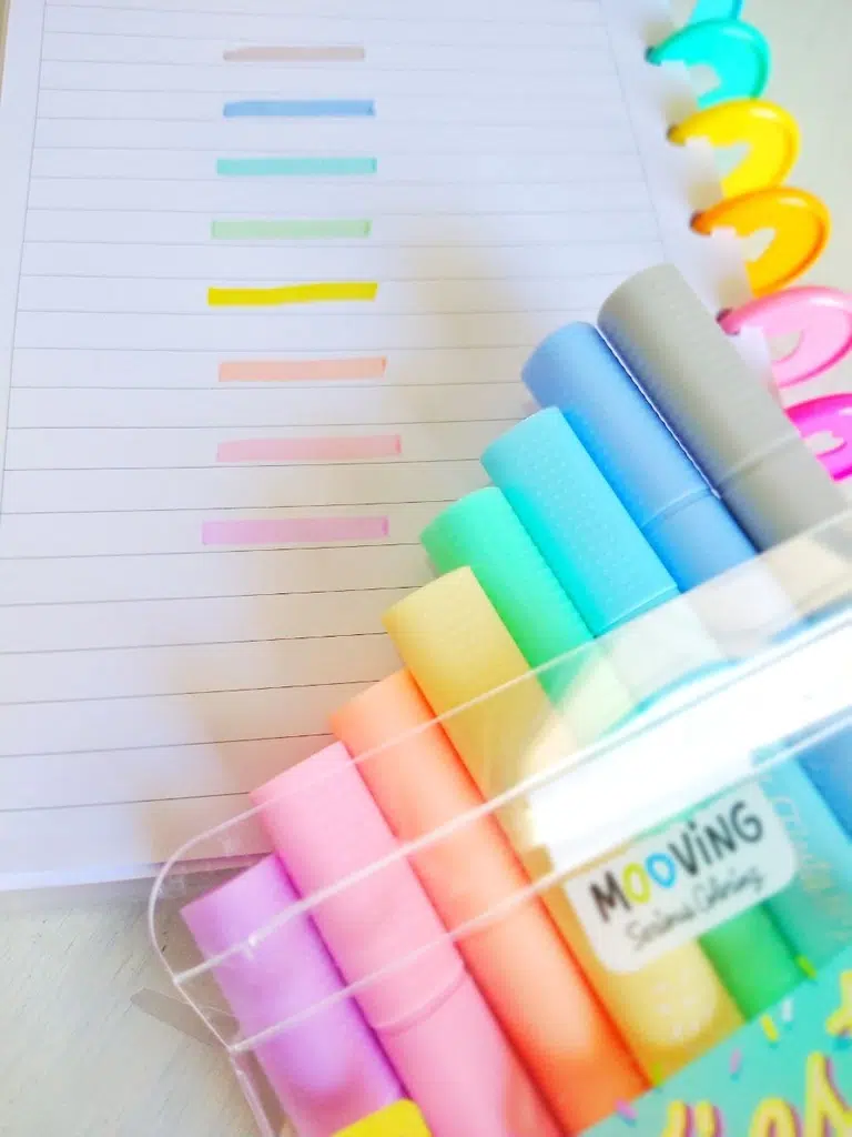 Resaltadores Fiesta de Pasteles x8 -Mooving - Imagen 2