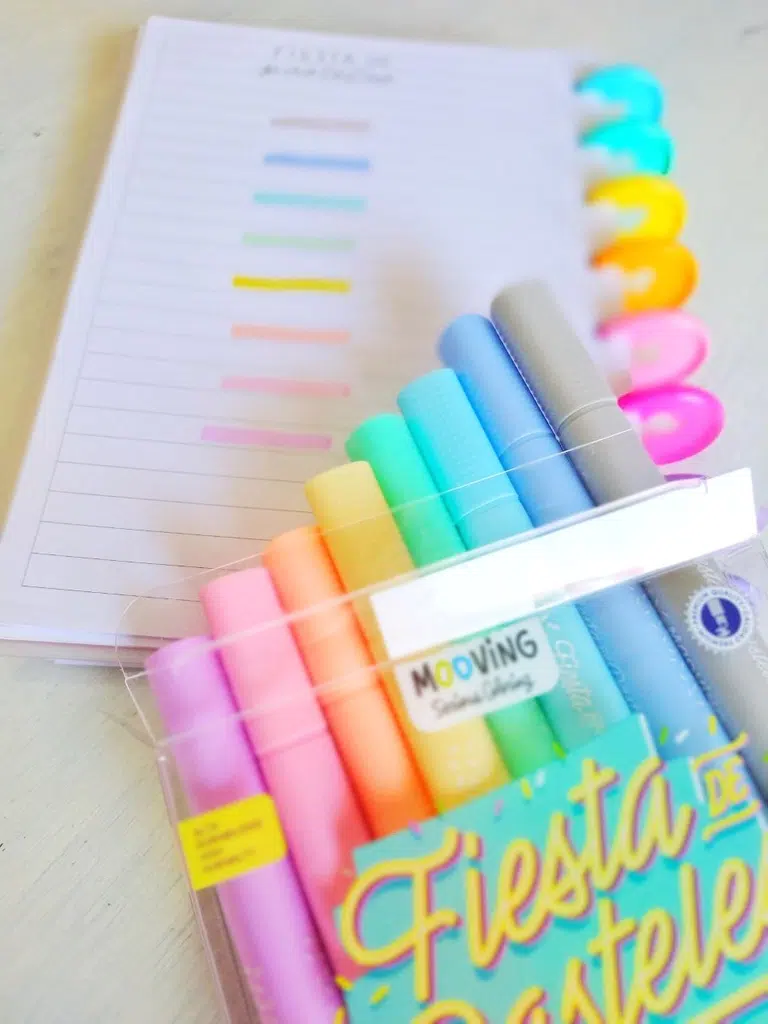 Resaltadores Fiesta de Pasteles x8 -Mooving - Imagen 3