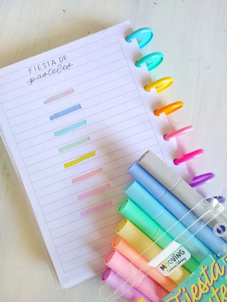 Resaltadores Fiesta de Pasteles x8 -Mooving - Imagen 4