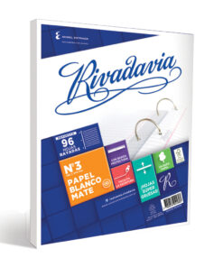 Repuesto Rivadavia REFORZADO 96 Hojas - Rayado
