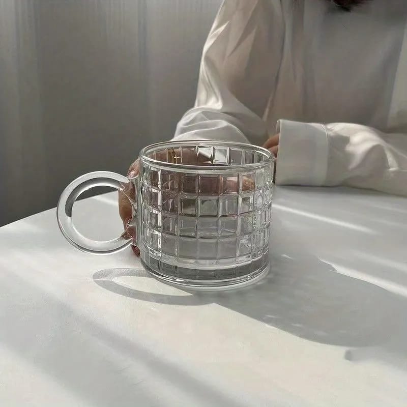 Taza Facetada de Vidrio - Imagen 3