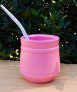 Alternative view of Mate Banda con bombilla de aluminio