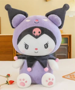 Alternative view of Peluche Kuromi 80 Cm