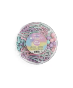 Set Pastel Circular Broches Clips