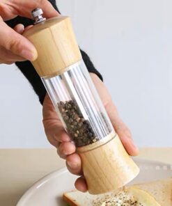 Molinillo Pimienta Transparente - Madera
