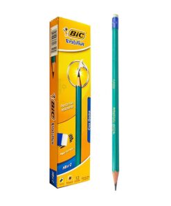 Lapices Grafito Negro Con Goma x 12 - BIC