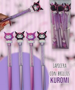 Lapiceras Kuromi con Brillo x3