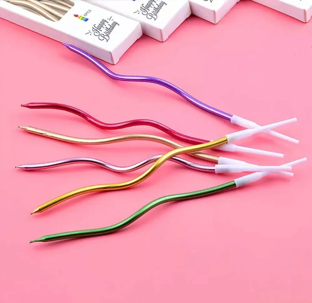 Velas Cande Metalizadas x6