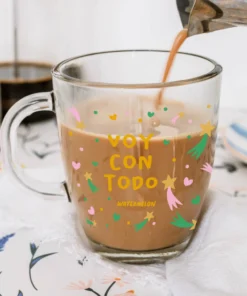 Taza Vidrio - Voy Con Todo