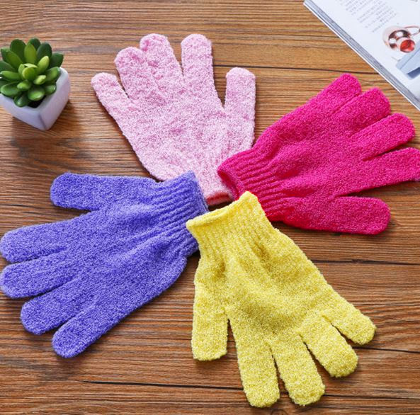 Guante para baño colores