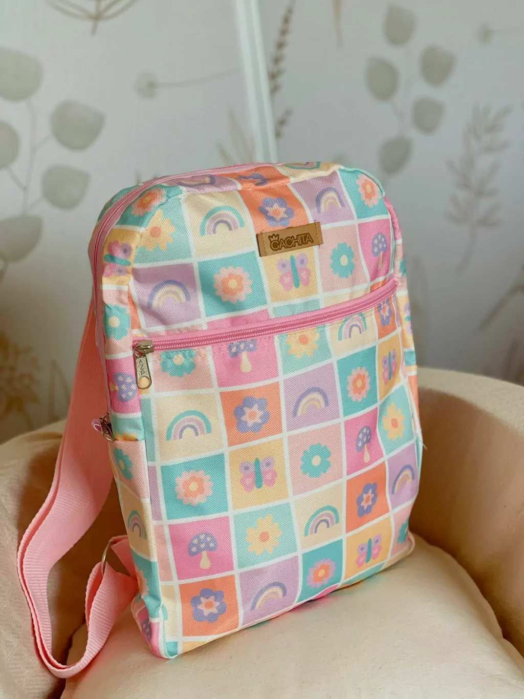 Mochila Cachita - CUADRADITOS